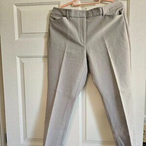 WHBM Gray Slim Ankle Pants